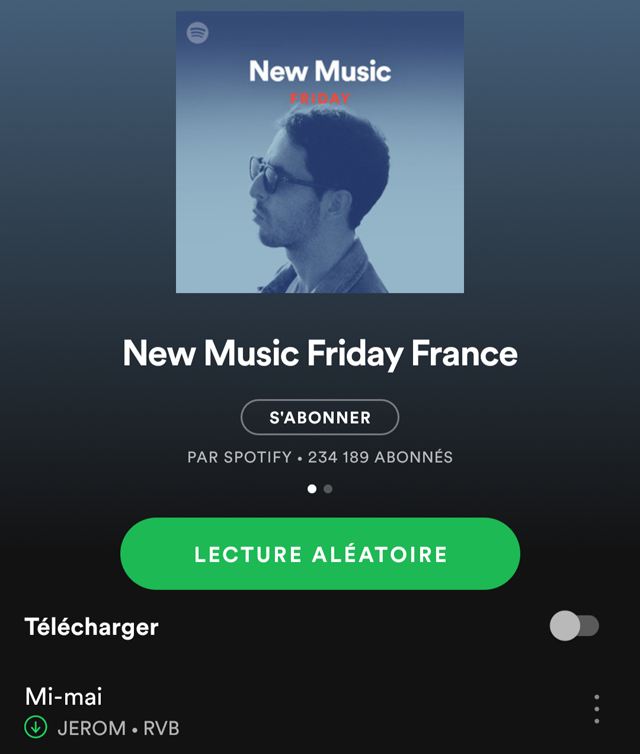 Playlist Spotify New Music Friday France